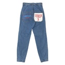 Mom Jeans Shambray Estampado- XS