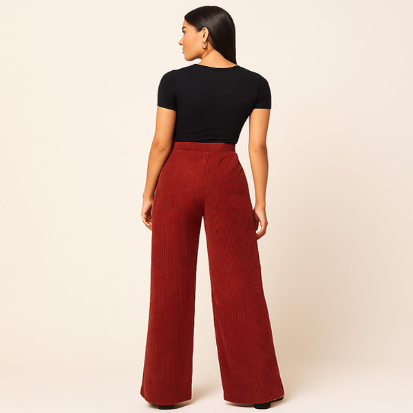 Pantalon Shambray Terracota- M