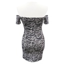 Vestido Shambray Animal Print- M