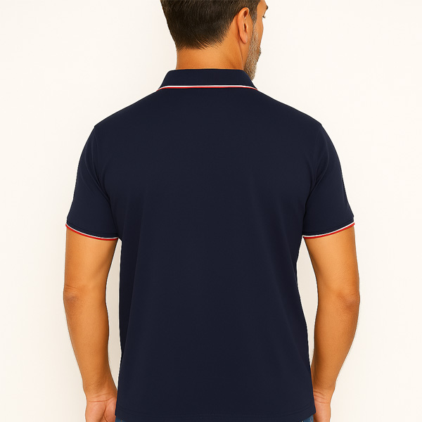 Chemise Perry Ellis Azul Oscuro- L 