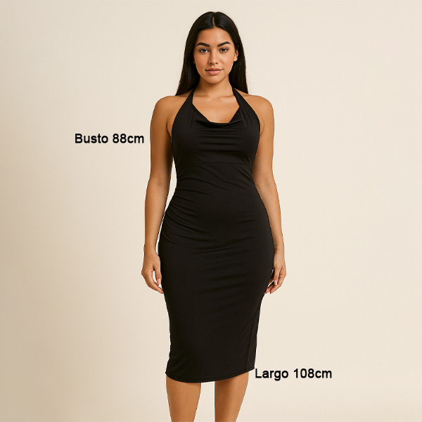 Vestido XXI Negro- Unica