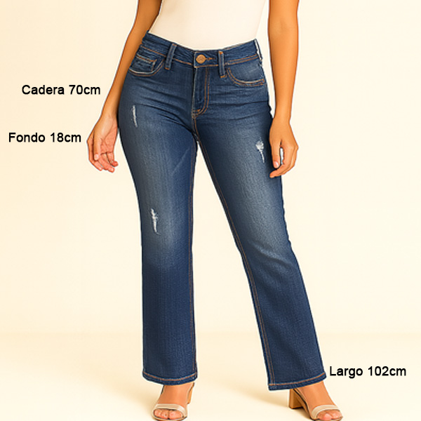 Jeans Vigos Prelavado y Pedreria- 25