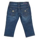 Jeans Tipo Pescador Vigos Azul Oscuro