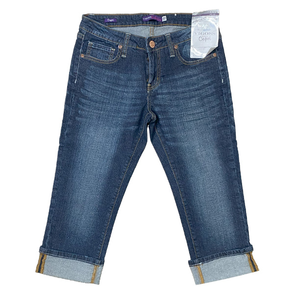 Jeans Tipo Pescador Vigoss Prelavado