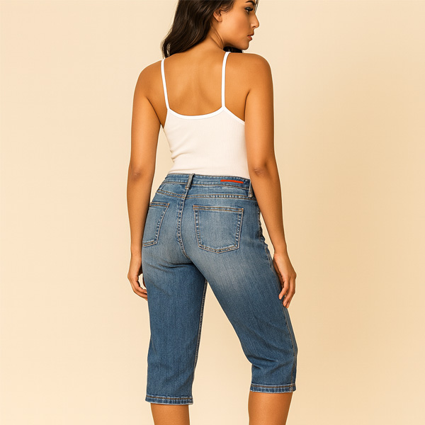 Jeans Tipo Capri Vigos Prelavado- 25