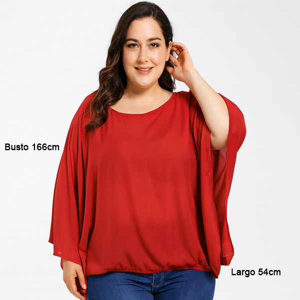 Blusa Blue Shetch Rojo- L