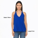 Blusa Naked Zebra Azul Rey- L