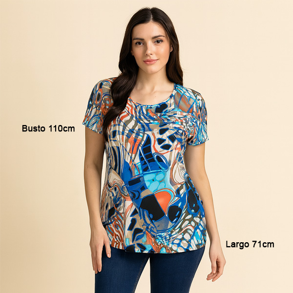 Blusa Gizel Multicolor- L