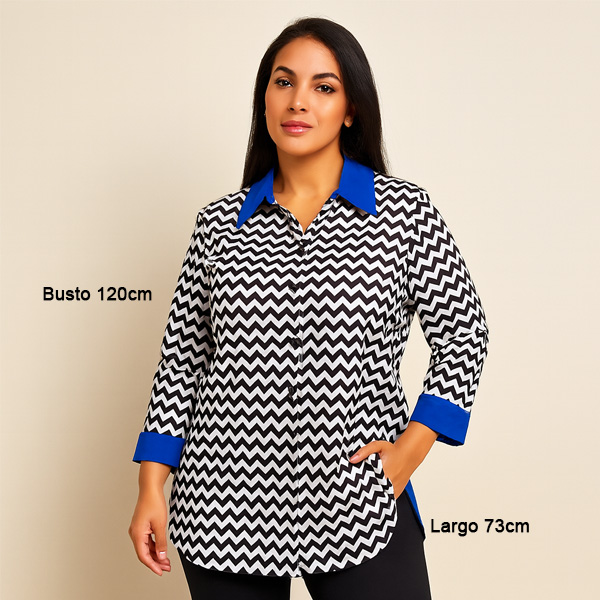 Camisa Zac&Rachel Estampado- XL