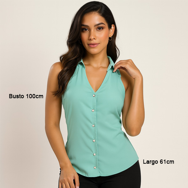Blusa Marineblu Aquamarine- M