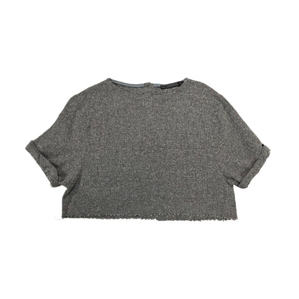 Blusa Zara Gris- S