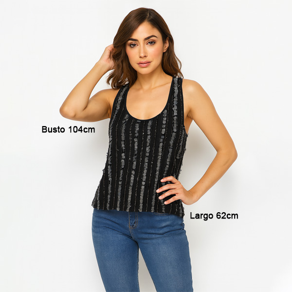 Blusa Black Negro- L 