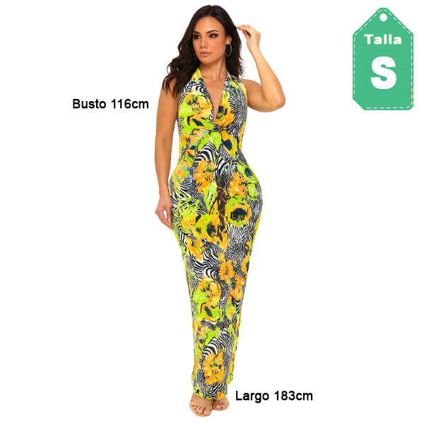 Vestido Caribbean Queen Estampado