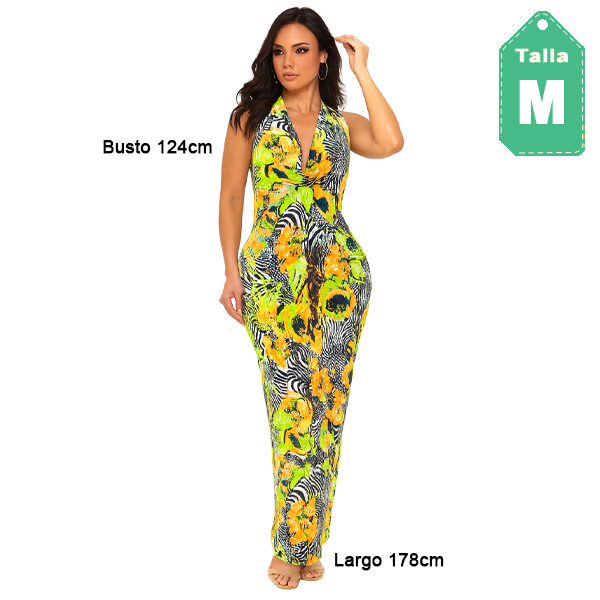 Vestido Caribbean Queen Estampado
