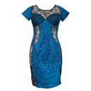 Vestido Rubber Ducky Negro y Azul- M