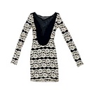 Vestido Love Lay Negro y Dorado- S