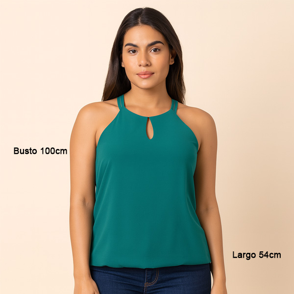 Blusa Naked Zebra Verde Cesped- L