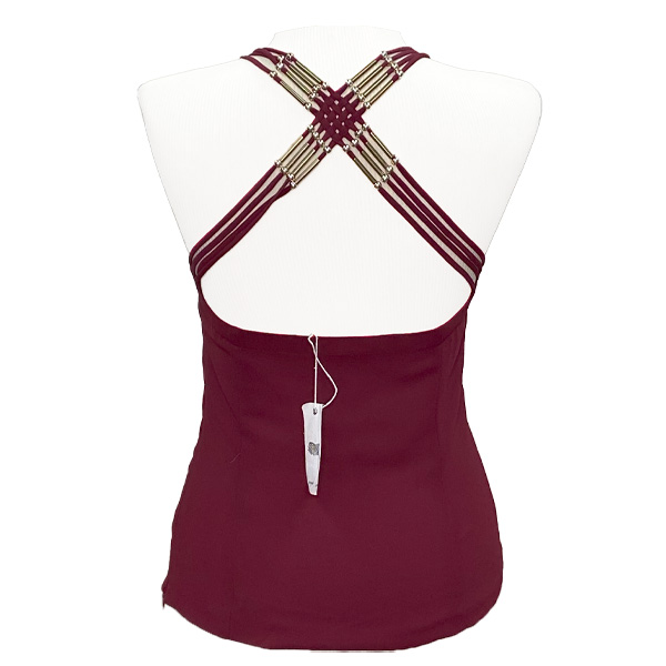 Blusa Naked Zebra Vinotinto- M