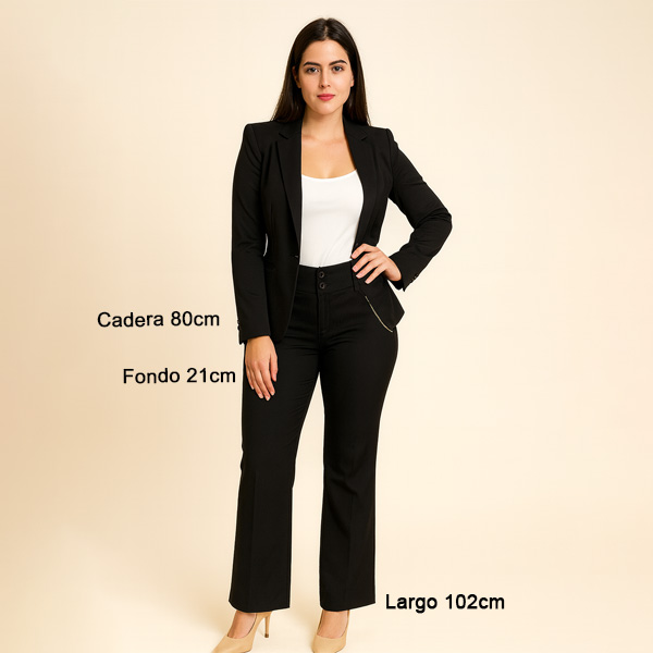 Pantalon For Me Negro- S