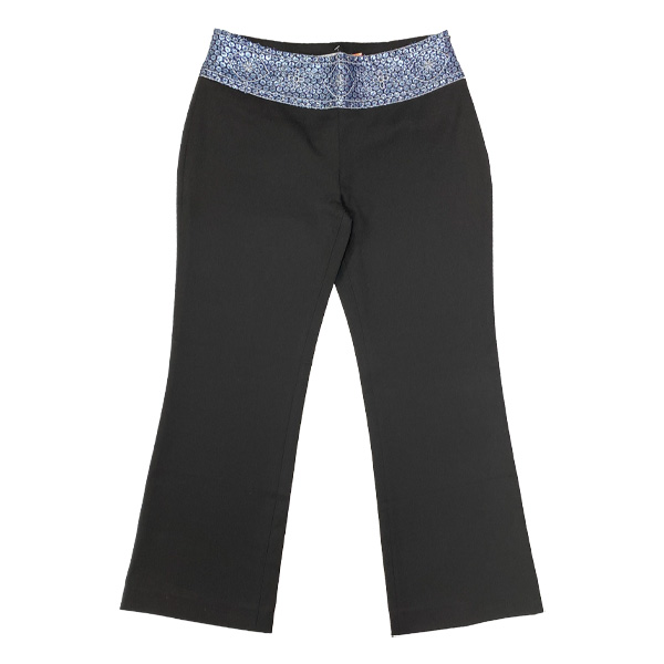 Pantalon Vertigo Negro Bordado- 25