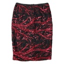 Falda  Runway Negro y Rojo- L