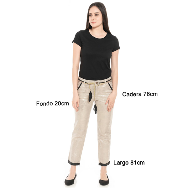 Pantalon Tipo Pescador Itoo Beige- M