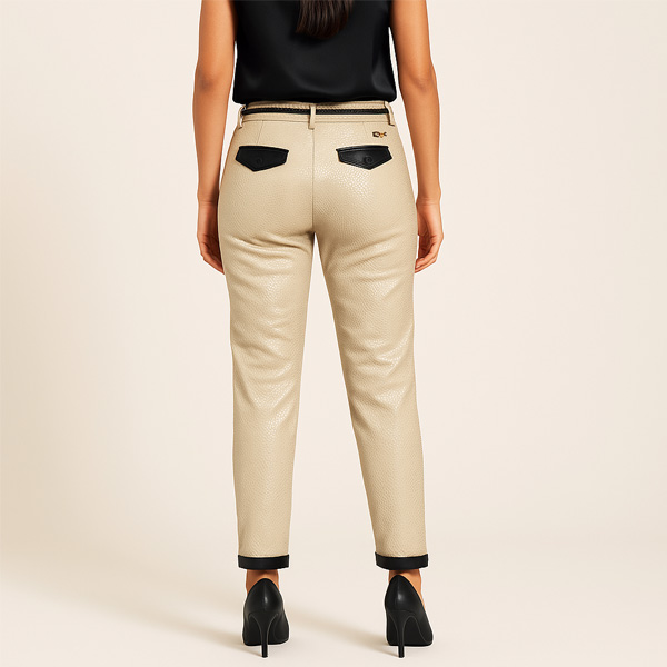 Pantalon Tipo Pescador Itoo Beige- M