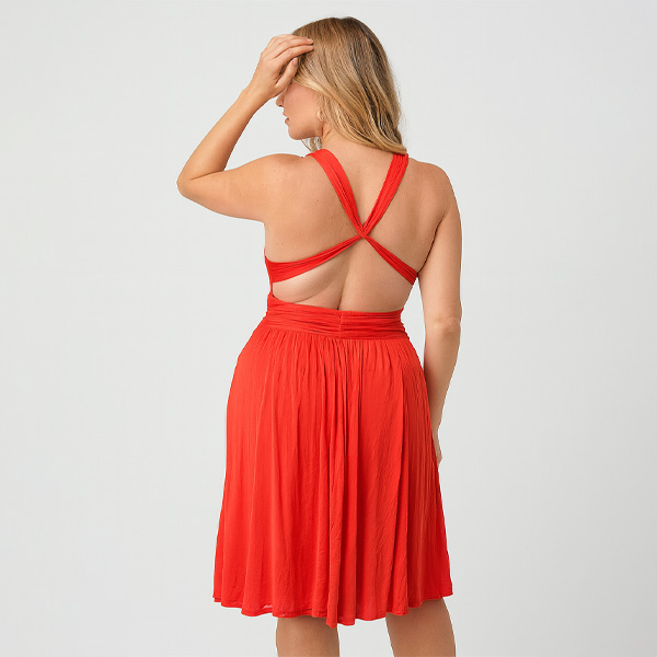 Vestido Rubber Ducky Naranja- M