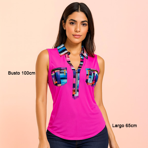 Blusa Grazzia Fucsia- M