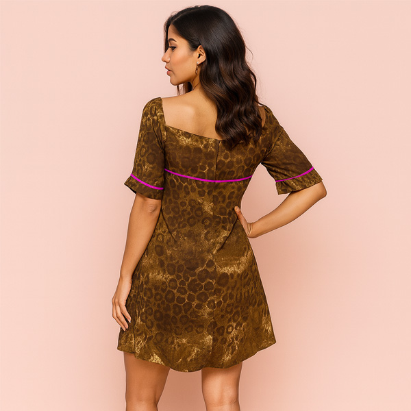 Vestido Animal Print- M