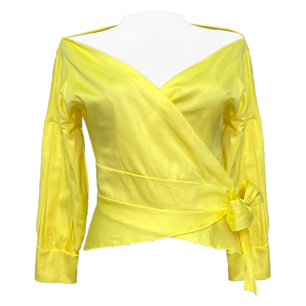 Blusa Olga Bolaños Amarillo- S