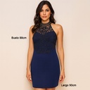 Vestido My Beloved Azul Oscuro- L