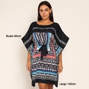 Vestido Sangria Estampado- L