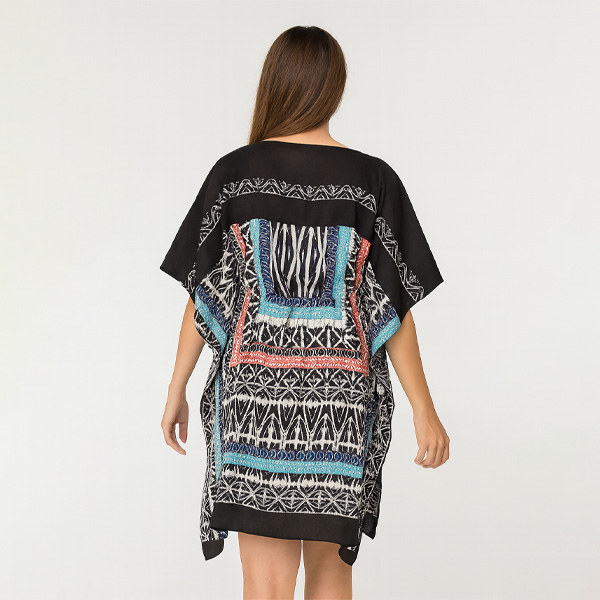 Vestido Sangria Estampado- L