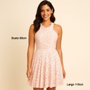 Vestido D´devine Nude y Rosa Vieja- L 