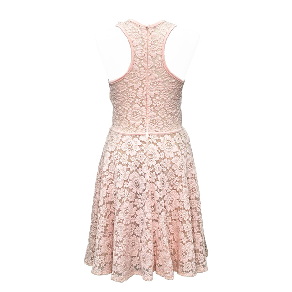 Vestido D´devine Nude y Rosa Vieja- L 