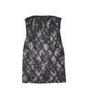 Vestido Negro y Rose Gold- S