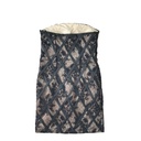 Vestido Negro y Rose Gold- S