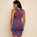 Vestido Sangria Multicolor- L