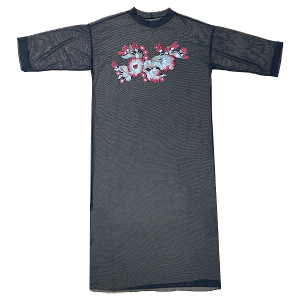 Sobretodo Malla Negro- Unica