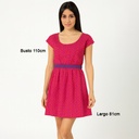 Vestido Roxy Fucsia y Naranja- S