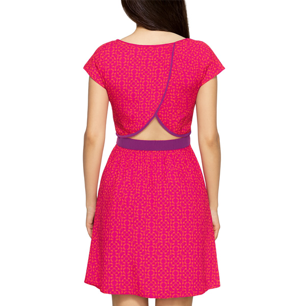 Vestido Roxy Fucsia y Naranja- S