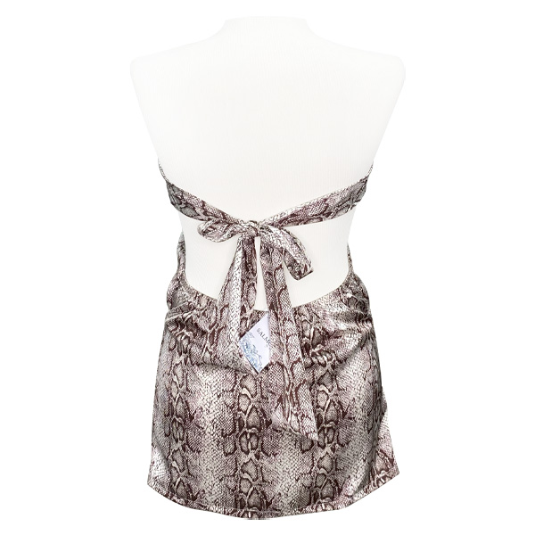 Vestido Salmon Animal Print- S