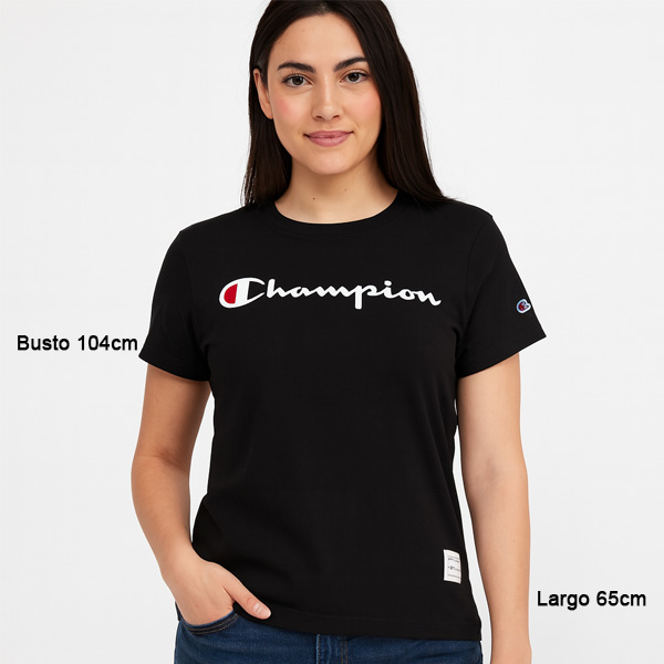 Camiseta Champion Negro- M