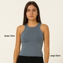 Camiseta Zara Azul Añil- S