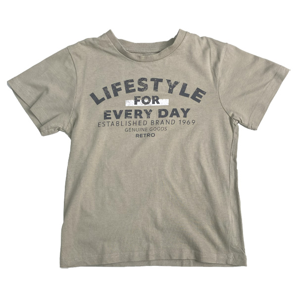 Franela Retro Republic Gris- 6