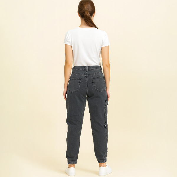 Cargo Jeans Zara Gray- 24