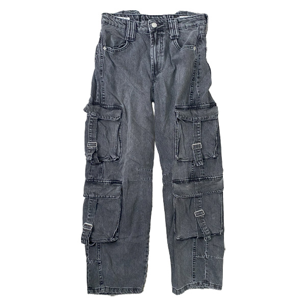 Cargo Jeans Zara Gray- 24