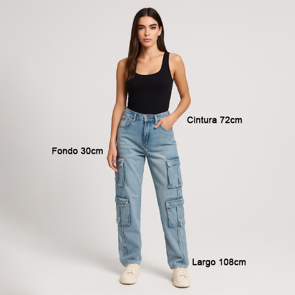 Cargo Jeans Zara Prelavado- 24