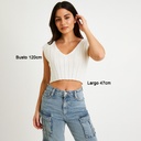 Pullover Forever21 Blanco- S